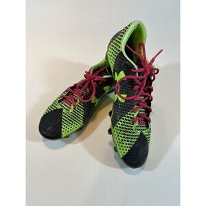 Under Armour Cleats Mens Size 11.5 Green Black